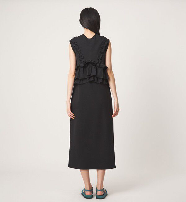 EMMEL REFINES「＜EMMEL REFINES＞EM ドッキングフリル カットソー ワンピース」|ワンピース|