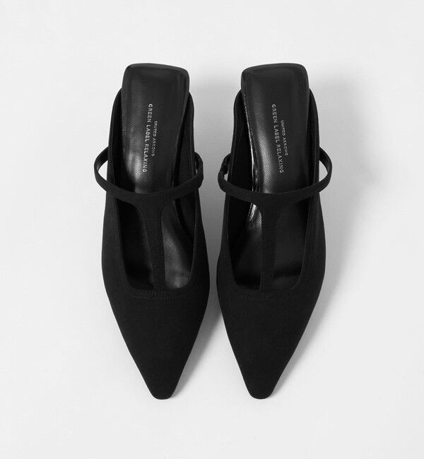 UNITED ARROWS green label relaxing「Tストラップ ミュール」|パンプス|