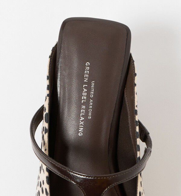 UNITED ARROWS green label relaxing「Tストラップ ミュール」|パンプス|
