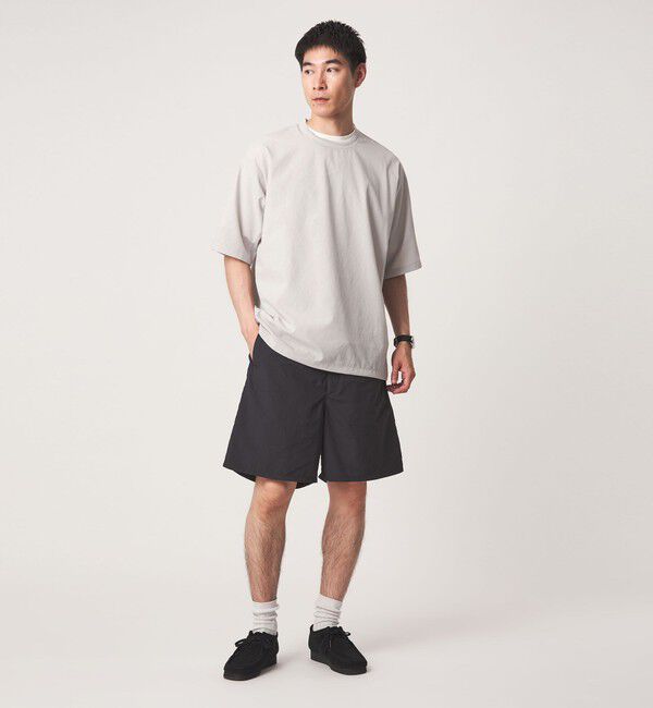 UNITED ARROWS green label relaxing「Dot Air ドローコード クルーネック 半袖 Tシャツ -ストレッチ-」|Tシャツ・カットソー|