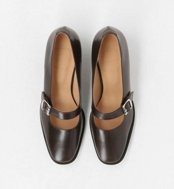 STEVEN ALAN「＜Steven Alan＞レザー モンク ストラップ ヒール シューズ」|その他|