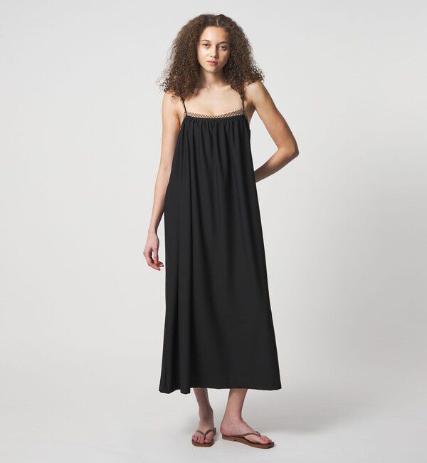 BEAUTY&YOUTH UNITED ARROWS「＜Lepidos＞カバーアップ ワンピース」|スポーツ|BLACK
