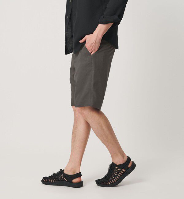 BEAUTY&YOUTH UNITED ARROWS「【WEB限定 WARDROBE SMART】Reflax スリム ショートパンツ」|その他|DK.GRAY