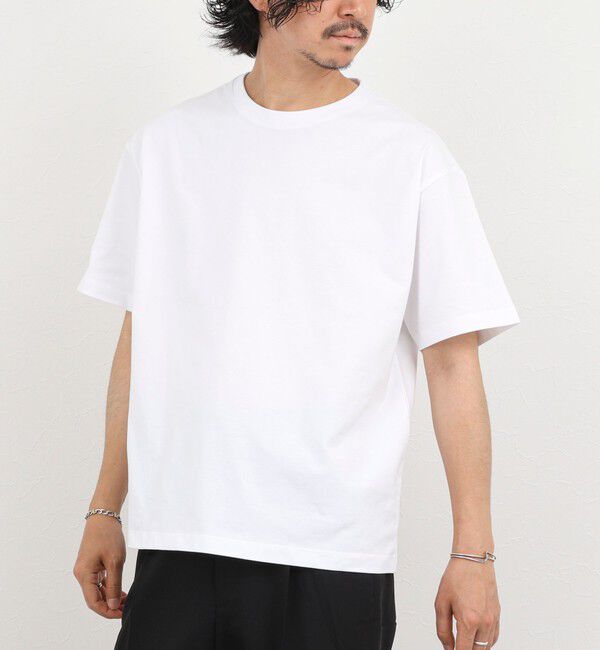 NOLLEY'S goodman「【BECシリーズ】コンパクトコーマ ワイドシルエットＴシャツ 26SS」|Tシャツ・カットソー|ホワイト