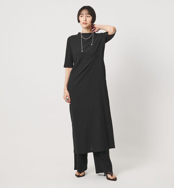 UNITED ARROWS「クレープ ストレート ワンピース ‐ウォッシャブル‐」|ワンピース|