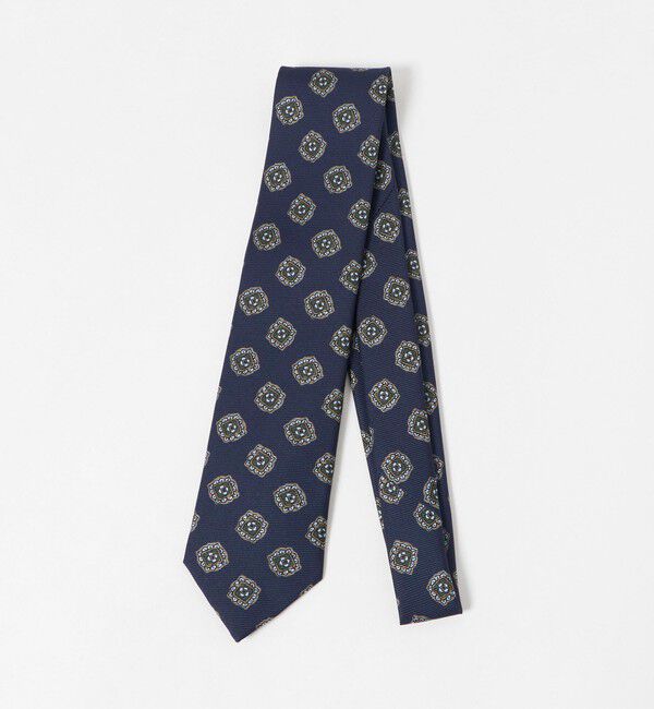 UNITED ARROWS「＜ERRICO FORMICOLA＞ペイズリー プリント ネクタイ」|ネクタイ・蝶ネクタイ|NAVY