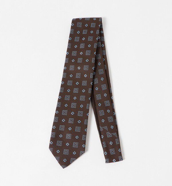 UNITED ARROWS「＜ERRICO FORMICOLA＞スクエア ジャガード ネクタイ」|ネクタイ・蝶ネクタイ|MD.BROWN
