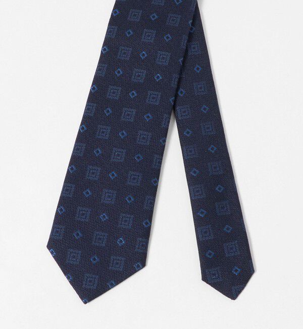UNITED ARROWS「＜ERRICO FORMICOLA＞スクエア ジャガード ネクタイ」|ネクタイ・蝶ネクタイ|