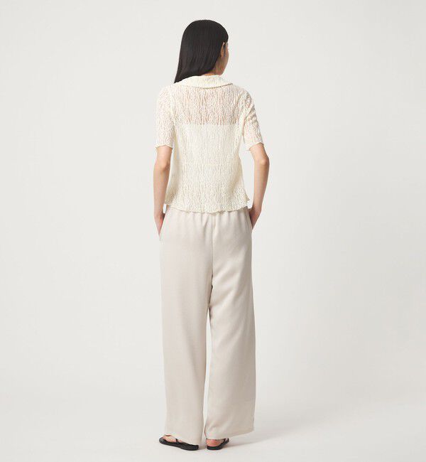 EMMEL REFINES「＜EMMEL REFINES＞カットレース リボン トップス」|Tシャツ・カットソー|