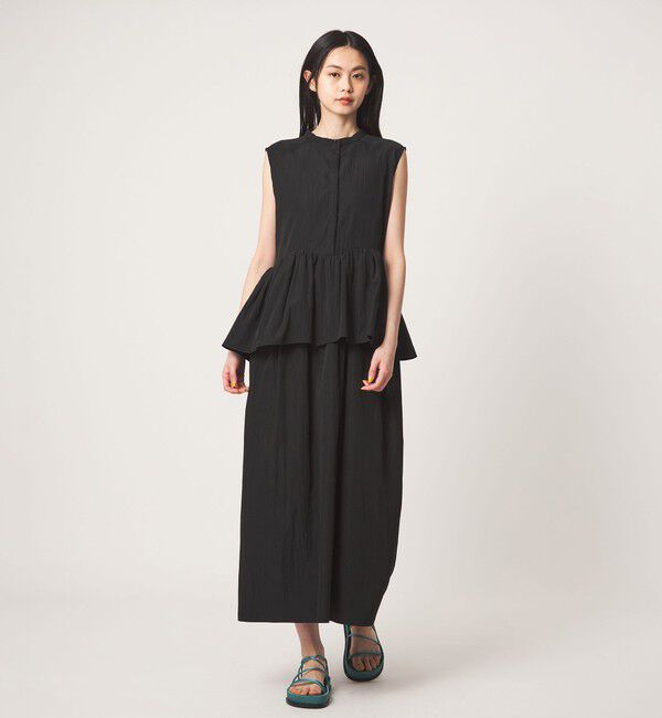 EMMEL REFINES「＜EMMEL REFINES＞EM ペプラムレイヤー ワンピース」|ワンピース|