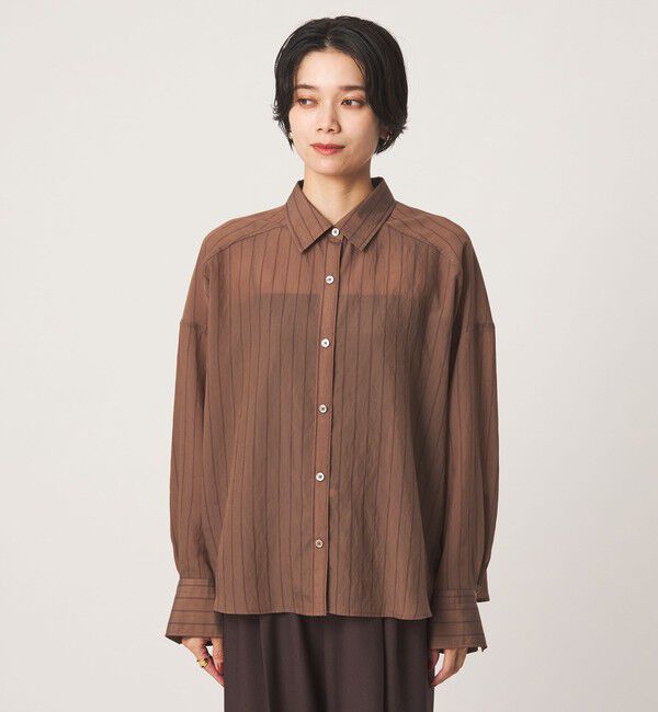 UNITED ARROWS green label relaxing「【結論シリーズ】ミルフィーユタックシャツ」|シャツ・ブラウス|