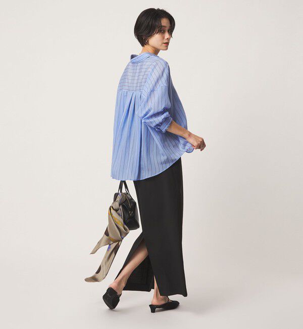 UNITED ARROWS green label relaxing「【結論シリーズ】ミルフィーユタックシャツ」|シャツ・ブラウス|