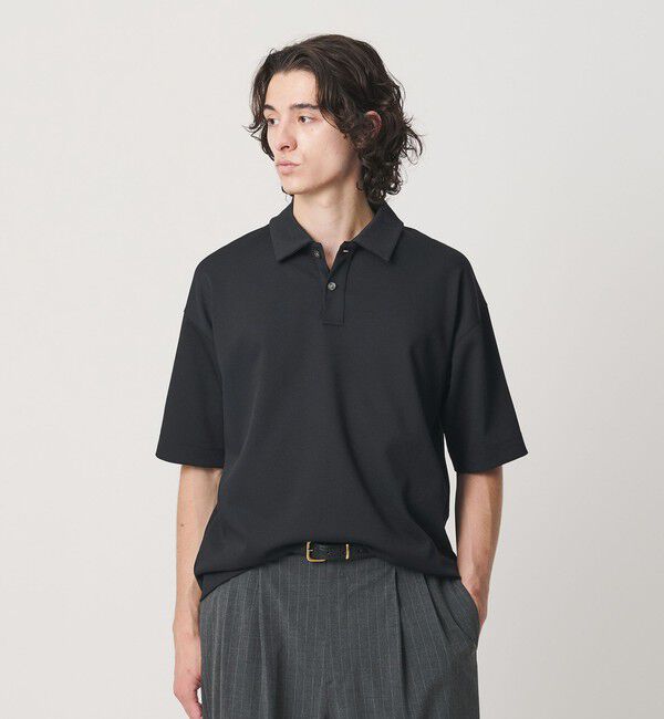 BEAUTY&YOUTH UNITED ARROWS「Air Dobby ワイドテーパード ポロシャツ ヨコストレッチ 吸水速乾 ウォッシャブル」|Tシャツ・カットソー|