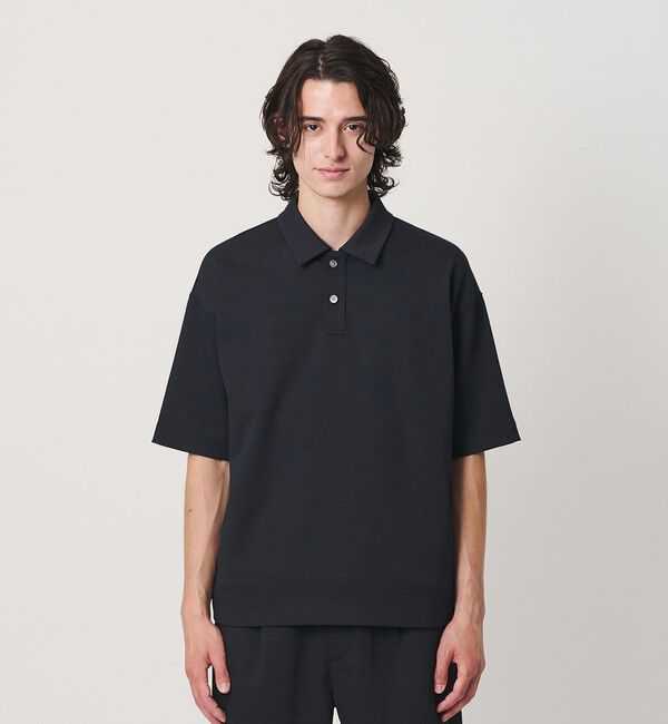 BEAUTY&YOUTH UNITED ARROWS「Air Dobby ワイドテーパード ポロシャツ ヨコストレッチ 吸水速乾 ウォッシャブル」|Tシャツ・カットソー|
