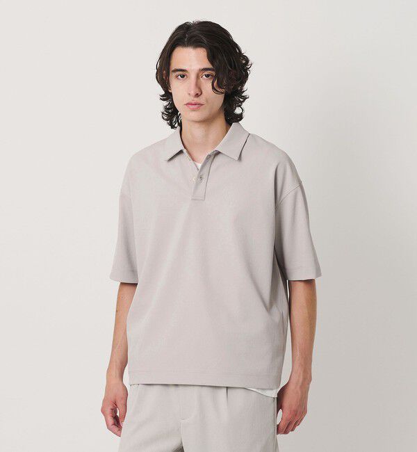BEAUTY&YOUTH UNITED ARROWS「Air Dobby ワイドテーパード ポロシャツ ヨコストレッチ 吸水速乾 ウォッシャブル」|Tシャツ・カットソー|