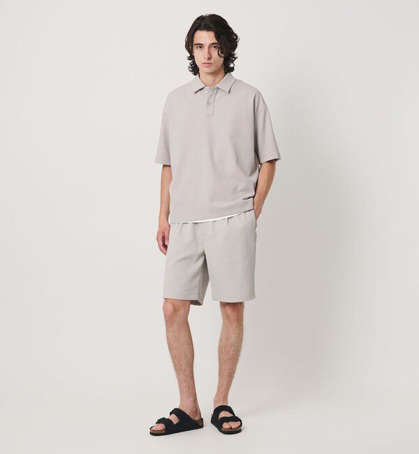 BEAUTY&YOUTH UNITED ARROWS「Air Dobby ワイドテーパード ポロシャツ ヨコストレッチ 吸水速乾 ウォッシャブル」|Tシャツ・カットソー|