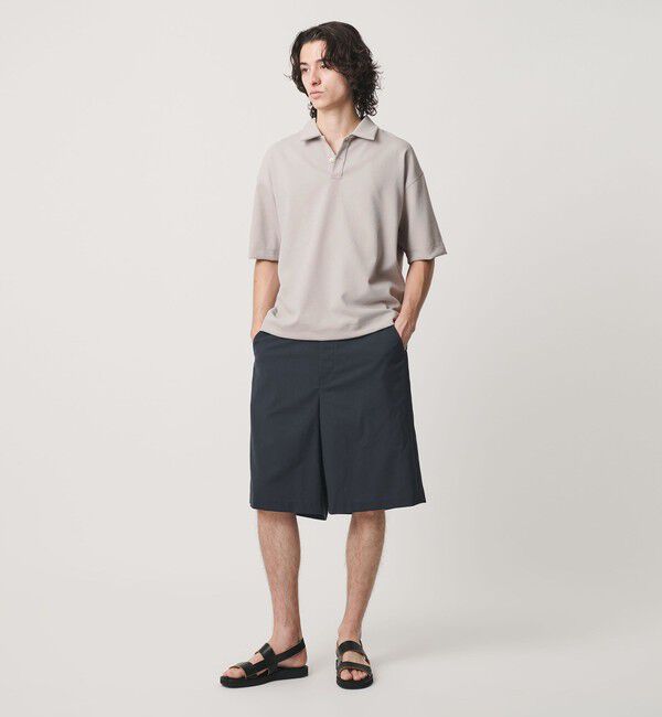 BEAUTY&YOUTH UNITED ARROWS「Air Dobby ワイドテーパード ポロシャツ ヨコストレッチ 吸水速乾 ウォッシャブル」|Tシャツ・カットソー|
