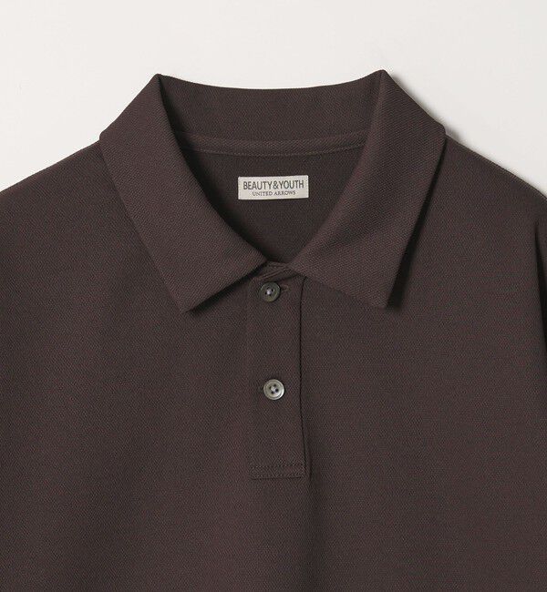 BEAUTY&YOUTH UNITED ARROWS「Air Dobby ワイドテーパード ポロシャツ ヨコストレッチ 吸水速乾 ウォッシャブル」|Tシャツ・カットソー|