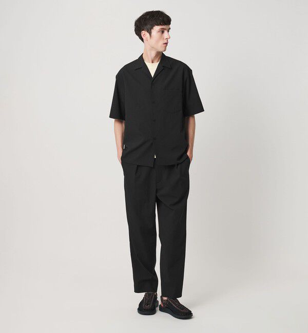 BEAUTY&YOUTH UNITED ARROWS「KOMATSU PACK トロピカル 1P テーパード イージー パンツ NO.9 ストレッチ 吸水速乾 UVカット セットアップ」|チノ|