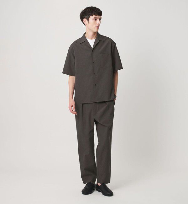 BEAUTY&YOUTH UNITED ARROWS「KOMATSU PACK トロピカル 1P テーパード イージー パンツ NO.9 ストレッチ 吸水速乾 UVカット セットアップ」|チノ|