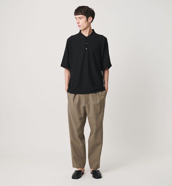 BEAUTY&YOUTH UNITED ARROWS「KOMATSU PACK トロピカル 1P テーパード イージー パンツ NO.9 ストレッチ 吸水速乾 UVカット セットアップ」|チノ|