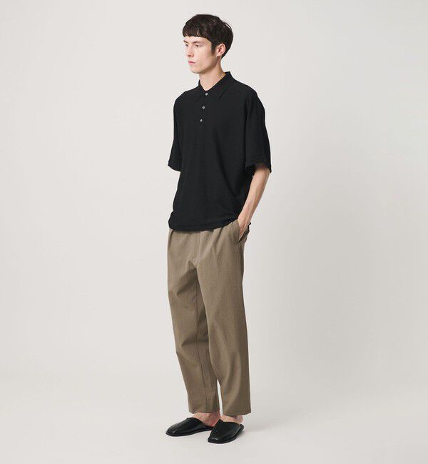 BEAUTY&YOUTH UNITED ARROWS「KOMATSU PACK トロピカル 1P テーパード イージー パンツ NO.9 ストレッチ 吸水速乾 UVカット セットアップ」|チノ|