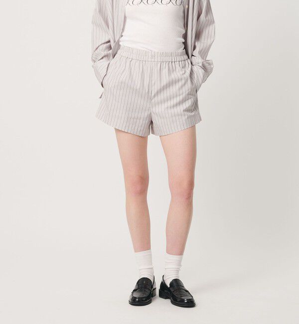 ER「＜ER＞コットン ストライプショーツ」|その他|BEIGE