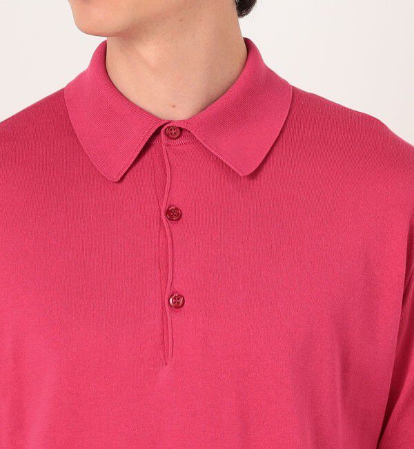 TOMORROWLAND MENS「【別注J】JOHN SMEDLEY 30Gシーアイランドコットン ニットポロ ISIS」|ニット・セーター|