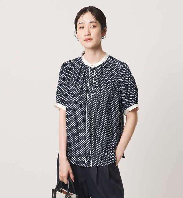 UNITED ARROWS「バイカラーパイピング ショートスリーブ ブラウス」|シャツ・ブラウス|その他7