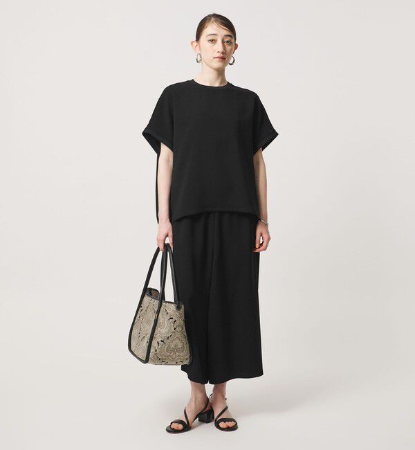 UNITED ARROWS「COMFY ドルマン ショートスリーブ ブラウス ‐防汚 UVカット ウォッシャブル‐」|シャツ・ブラウス|