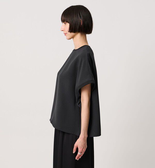 UNITED ARROWS「COMFY ドルマン ショートスリーブ ブラウス ‐防汚 UVカット ウォッシャブル‐」|シャツ・ブラウス|