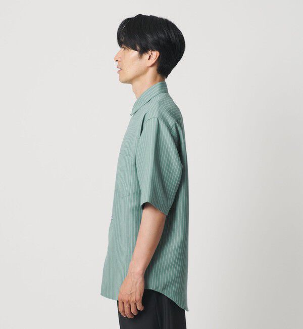 BEAUTY&YOUTH UNITED ARROWS「ライト リネンタッチ ストライプ レギュラーカラー シャツ FORM TAPERD型」|シャツ・ブラウス|