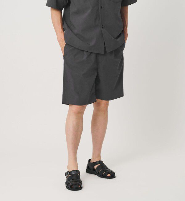 BEAUTY&YOUTH UNITED ARROWS「KOMATSU PACK トロピカル 1プリーツ ショーツ ストレッチ 吸水速乾 UVカット セットアップ対応」|その他|