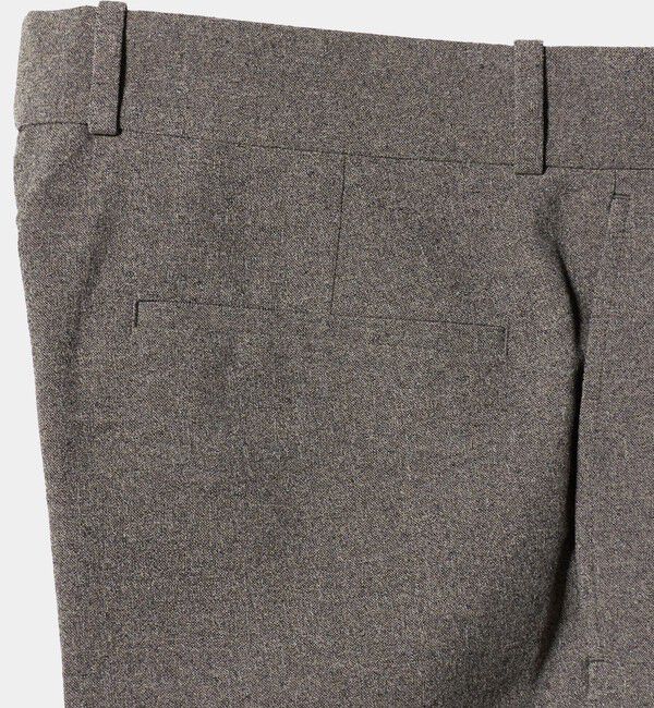 UNITED ARROWS「ポリエステル リネンライク セミフレアトラウザーズ」|スラックス|