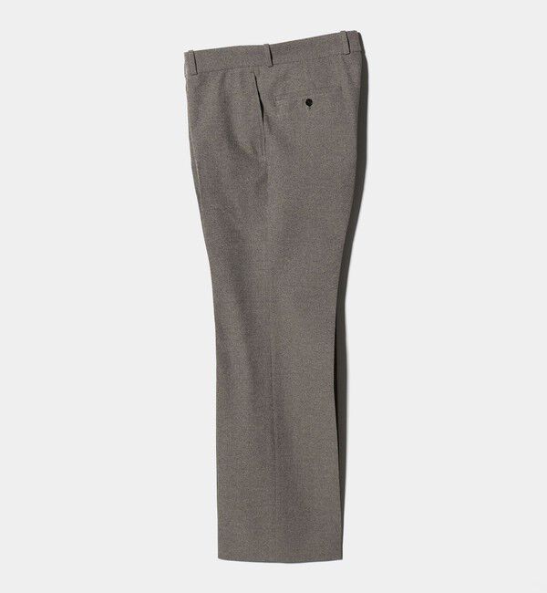 UNITED ARROWS「ポリエステル リネンライク セミフレアトラウザーズ」|スラックス|