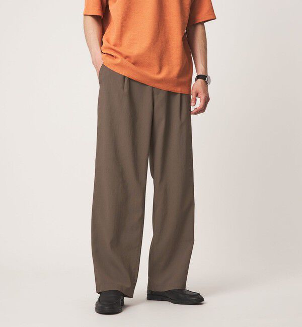 UNITED ARROWS green label relaxing「SHIELDRY ワイド 1P パンツ W4 -伸縮性・UVカット・遮熱-」|その他|MOCA