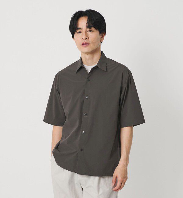 BEAUTY&YOUTH UNITED ARROWS「360&deg;MASTER ICE ショートスリーブ シャツ セットアップ対応 接触冷感 ストレッチ 撥水 UVカット」|シャツ・ブラウス|