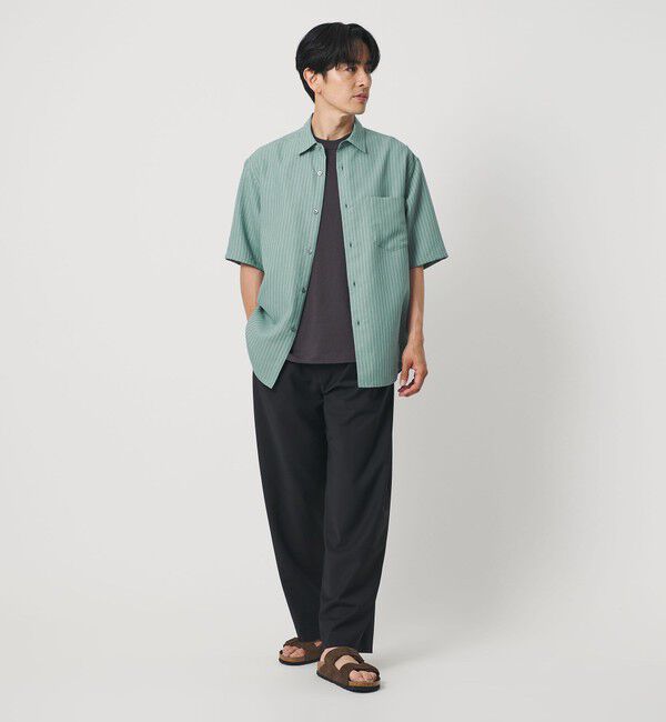 BEAUTY&YOUTH UNITED ARROWS「ライト リネンタッチ ストライプ レギュラーカラー シャツ FORM TAPERD型」|シャツ・ブラウス|