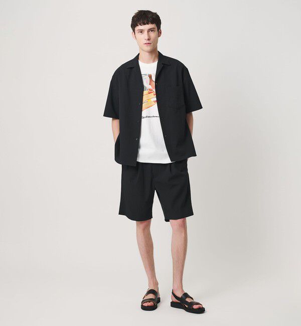 BEAUTY&YOUTH UNITED ARROWS「KOMATSU PACK トロピカル 1プリーツ ショーツ ストレッチ 吸水速乾 UVカット セットアップ対応」|その他|