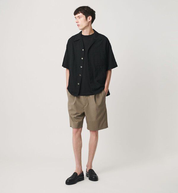 BEAUTY&YOUTH UNITED ARROWS「KOMATSU PACK トロピカル 1プリーツ ショーツ ストレッチ 吸水速乾 UVカット セットアップ対応」|その他|