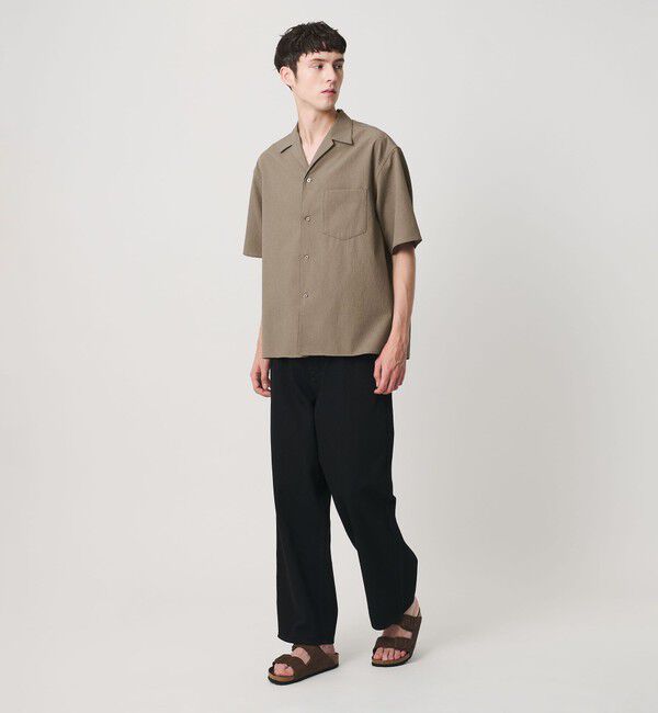 BEAUTY&YOUTH UNITED ARROWS「KOMATSU PACK トロピカル オープンカラー シャツ GRANDE型 ストレッチ 吸水速乾 UVカット セットアップ対応」|シャツ・ブラウス|