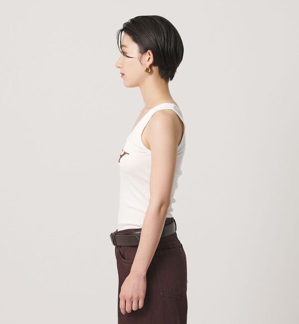 ER「＜ER＞RICH グラフィック リブ タンクトップ」|タンクトップ|
