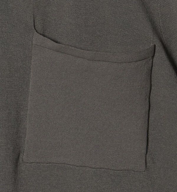 UNITED ARROWS「ウール/ペーパーヤーン ニットシャツ」|シャツ・ブラウス|