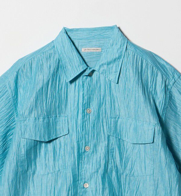 UNITED ARROWS「リンクル リラックス ショートスリーブシャツ」|シャツ・ブラウス|