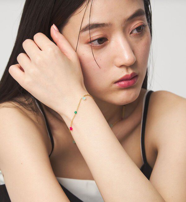 UNITED ARROWS green label relaxing「＜yours.jewelry＞ミックスストーン ブレスレット」|ブレスレット・バングル|