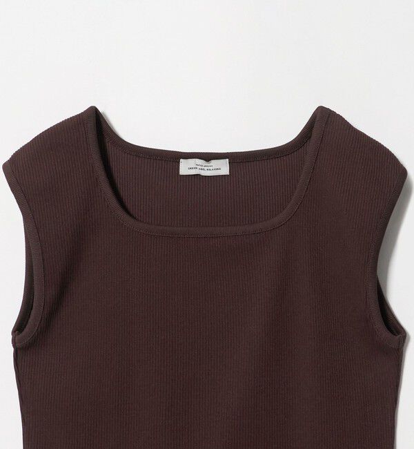 UNITED ARROWS green label relaxing「ブライトリブ デコルテ フレンチスリーブ プルオーバー カットソー」|Tシャツ・カットソー|