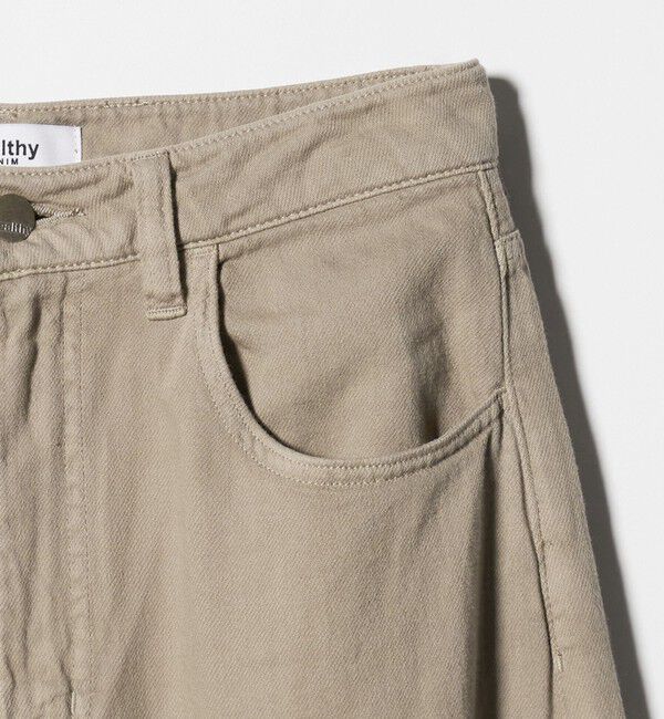UNITED ARROWS green label relaxing「【別注】＜HEALTHY DENIM＞カーブ デニム  パンツ ベージュ」|デニム|