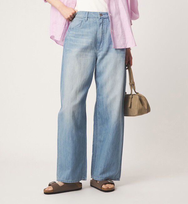 UNITED ARROWS green label relaxing「【別注】＜HEALTHY DENIM＞カーブ デニム パンツ ライトブルー」|デニム|