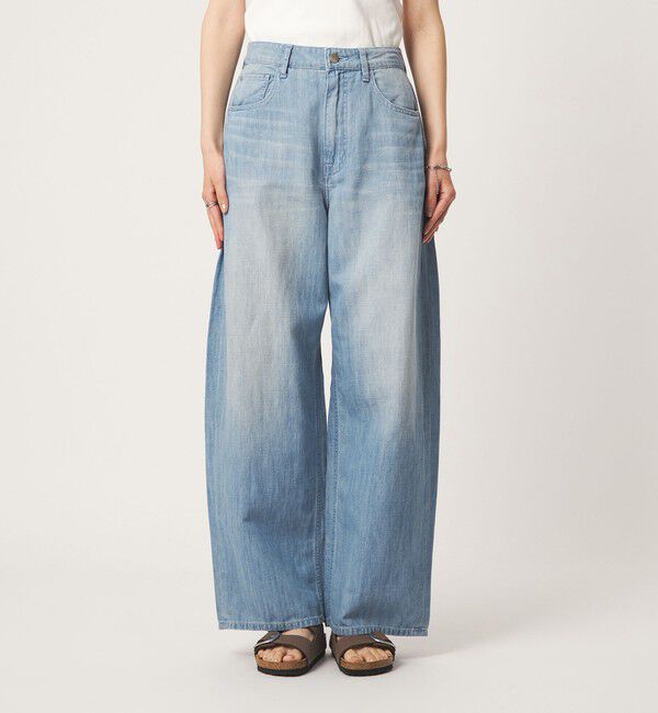 UNITED ARROWS green label relaxing「【別注】＜HEALTHY DENIM＞カーブ デニム パンツ ライトブルー」|デニム|