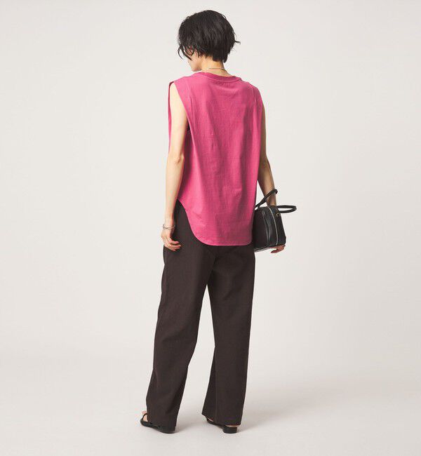 UNITED ARROWS green label relaxing「ショルダータック ノースリーブ プルオーバー カットソー」|Tシャツ・カットソー|